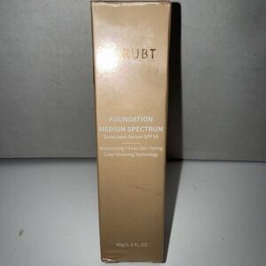 BARUBT Foundation Medium Spectrum Sunscreen Serum SPF 50 1.4 FL OZ Color Mimic